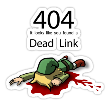 404 Error - Dead Link